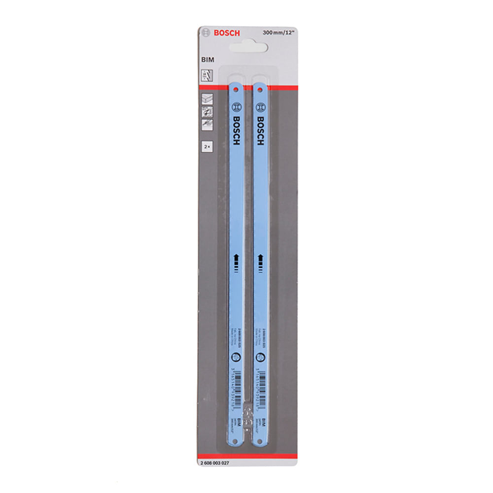 Kit com 2 Laminas de Serra Manual Bimetalica 12 18 Dentes Bosch 76335_0